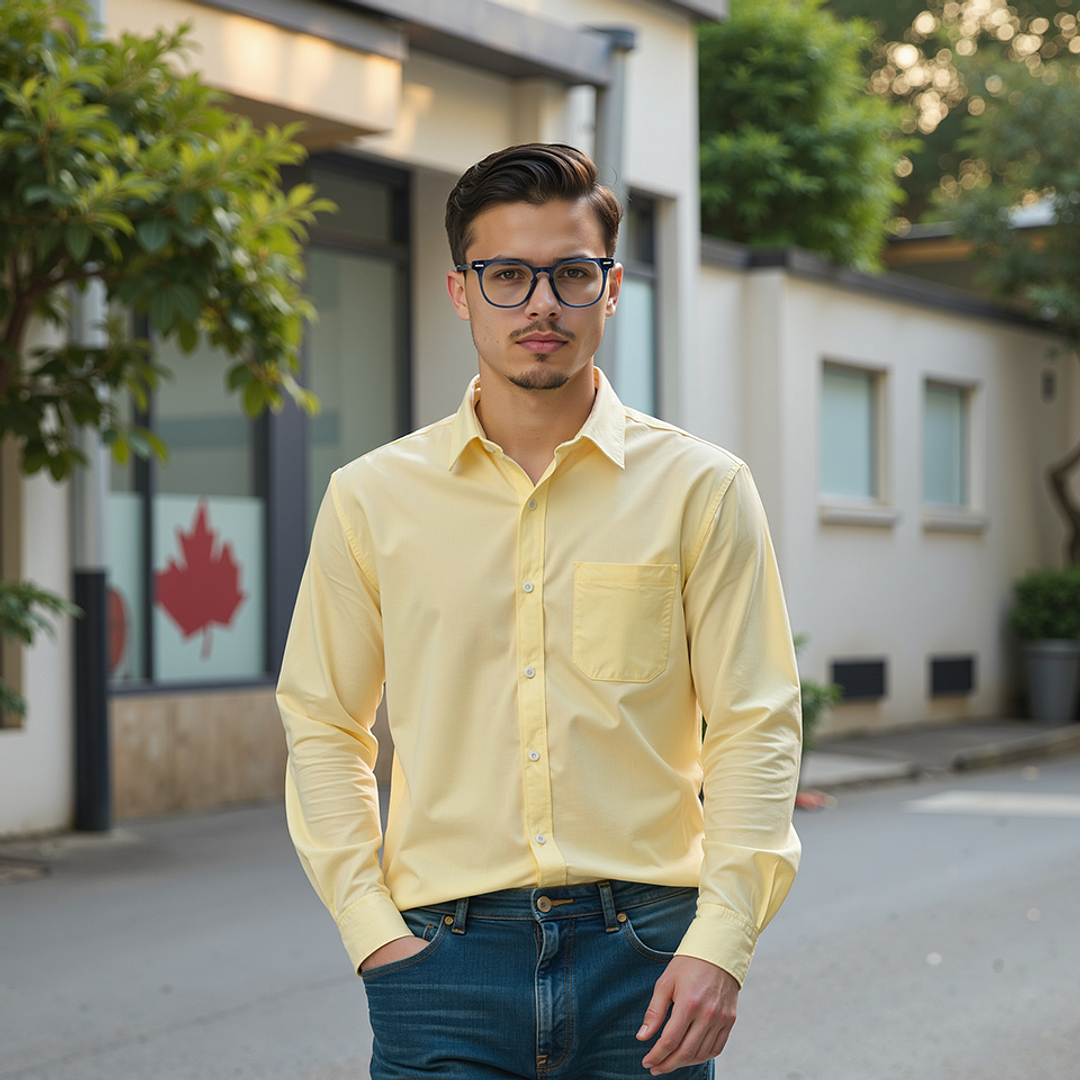 Lenskart STUDIO Blue Transparent Full Rim Square right side