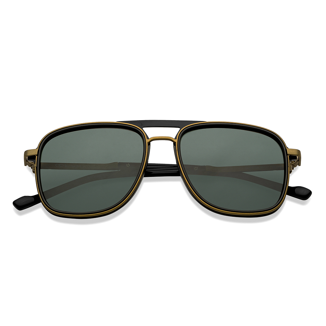 Lenskart Studio Online Black Full Rim Rectangle left side
