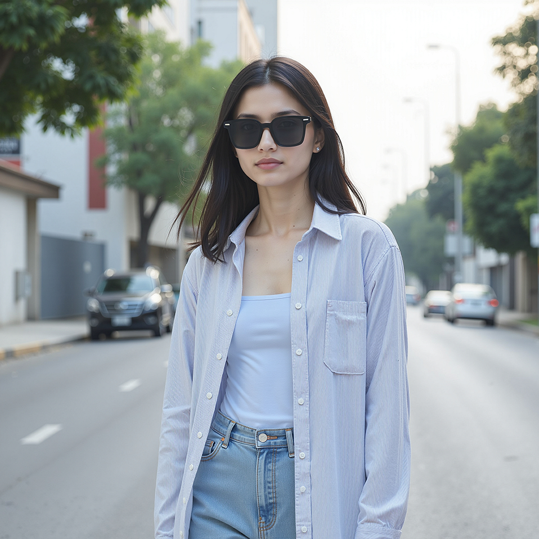 Lenskart STUDIO Dark Brown Full Rim Square right side