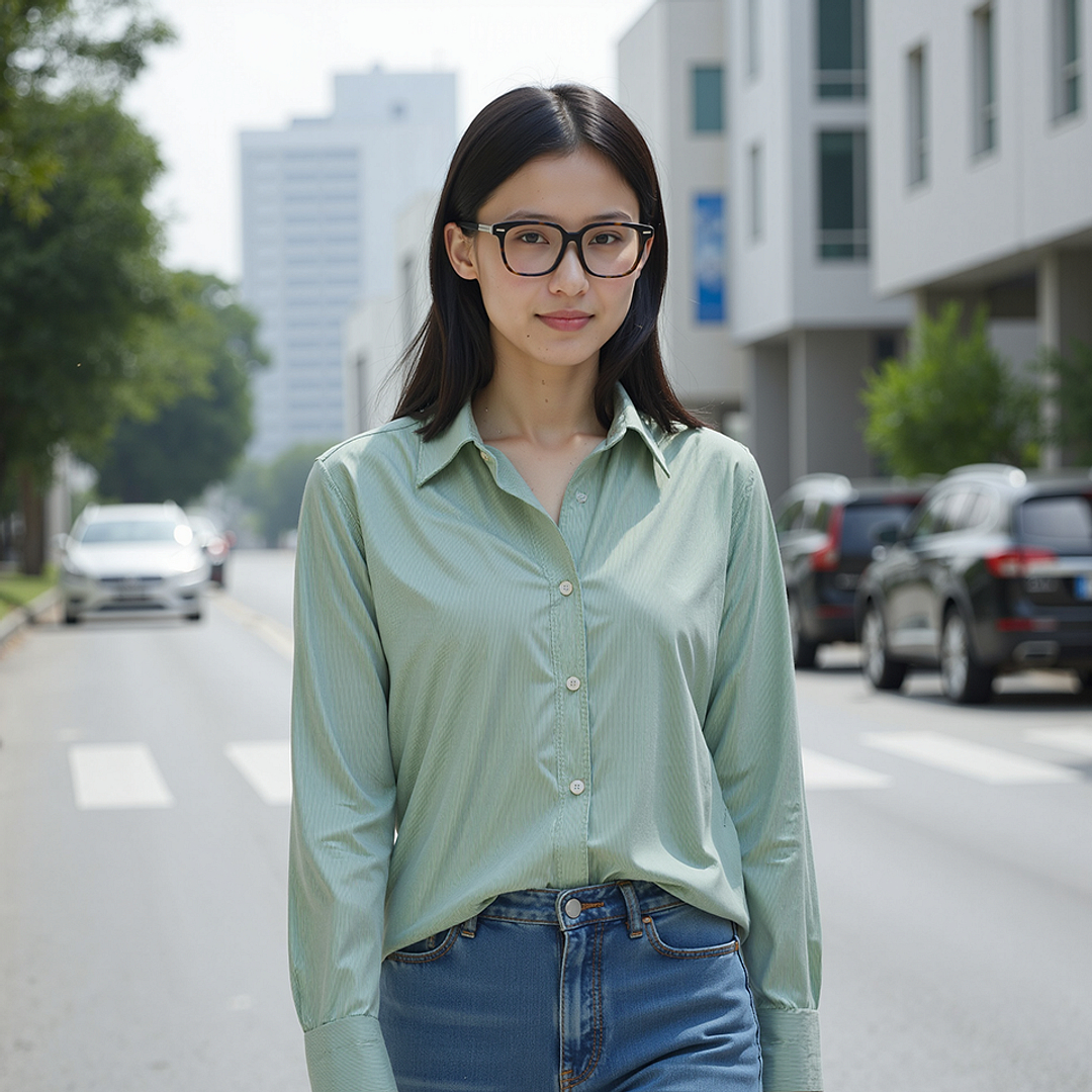 Lenskart STUDIO Demi Full Rim Square left side