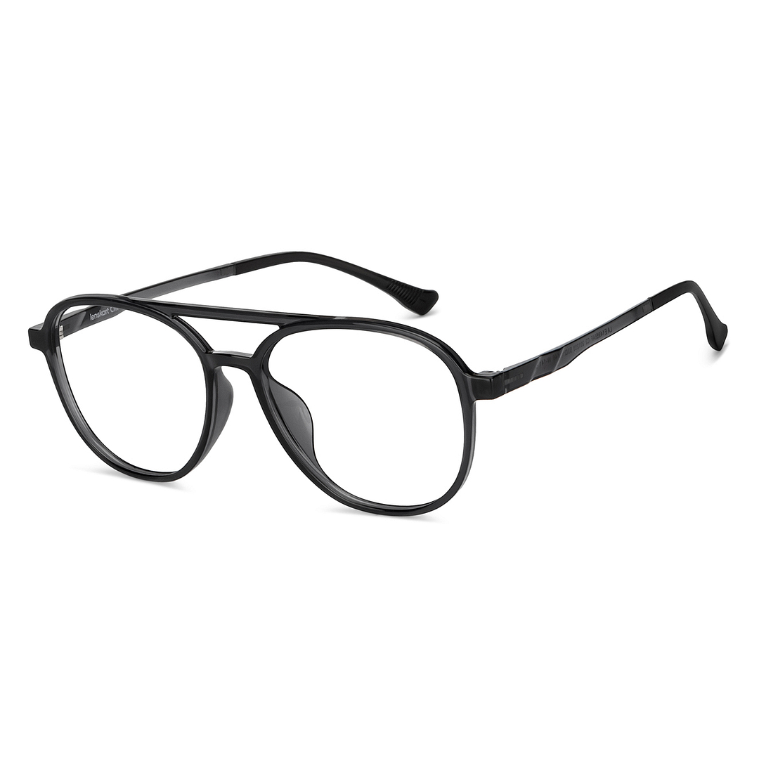 Lenskart Air Online Light Gray Full Rim Aviator right side