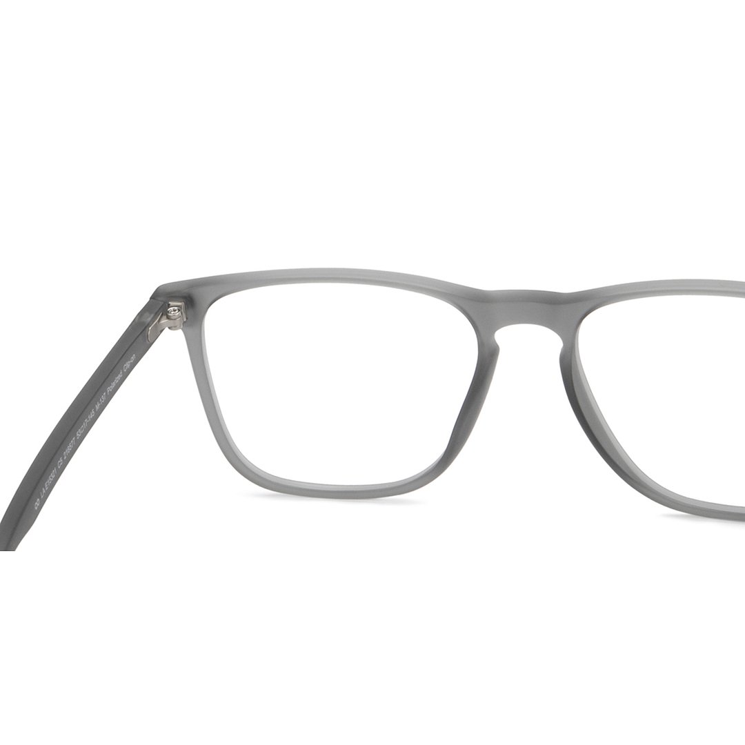 Lenskart Air Light Gray Full Rim Square left side