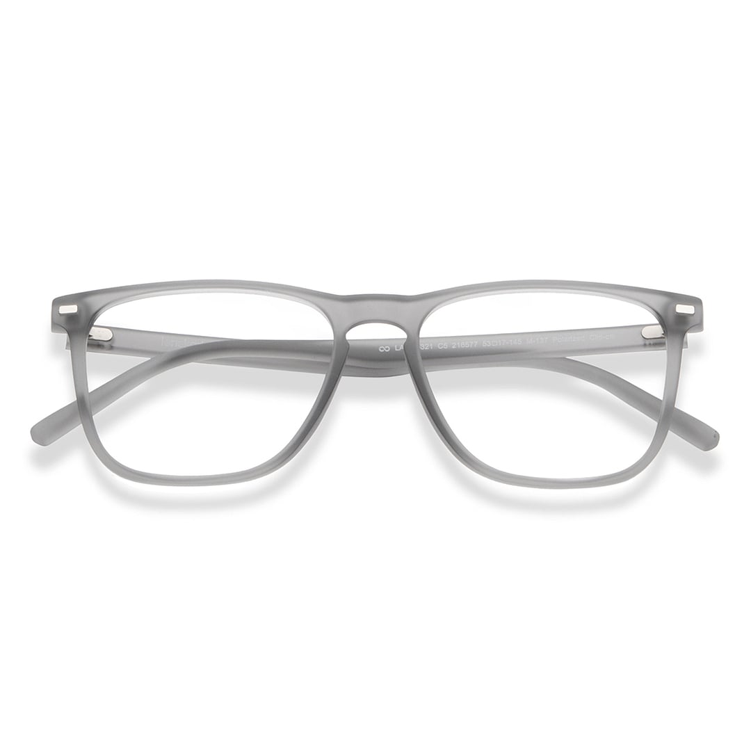 Lenskart Air Light Gray Full Rim Square right side