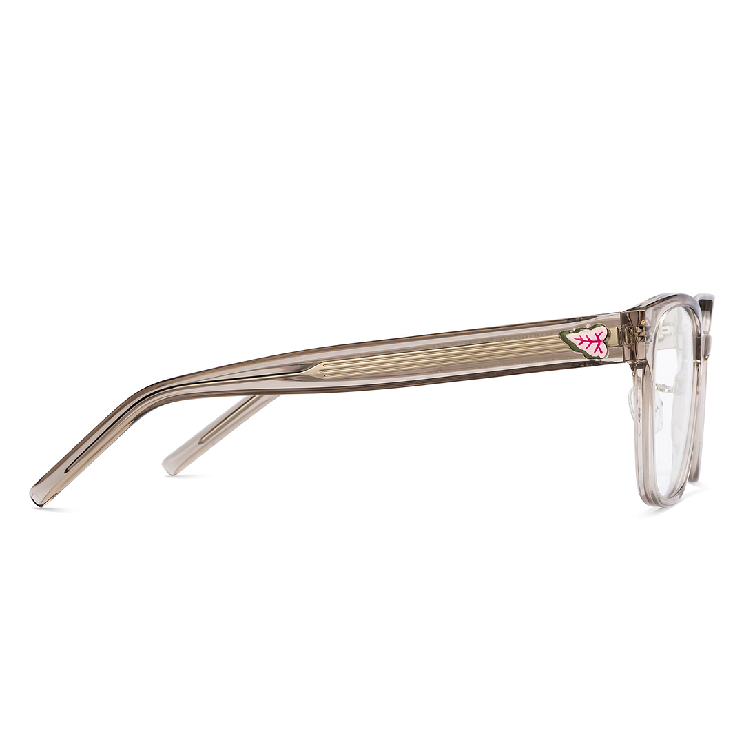 Lenskart Light Gray Full Rim Square left side