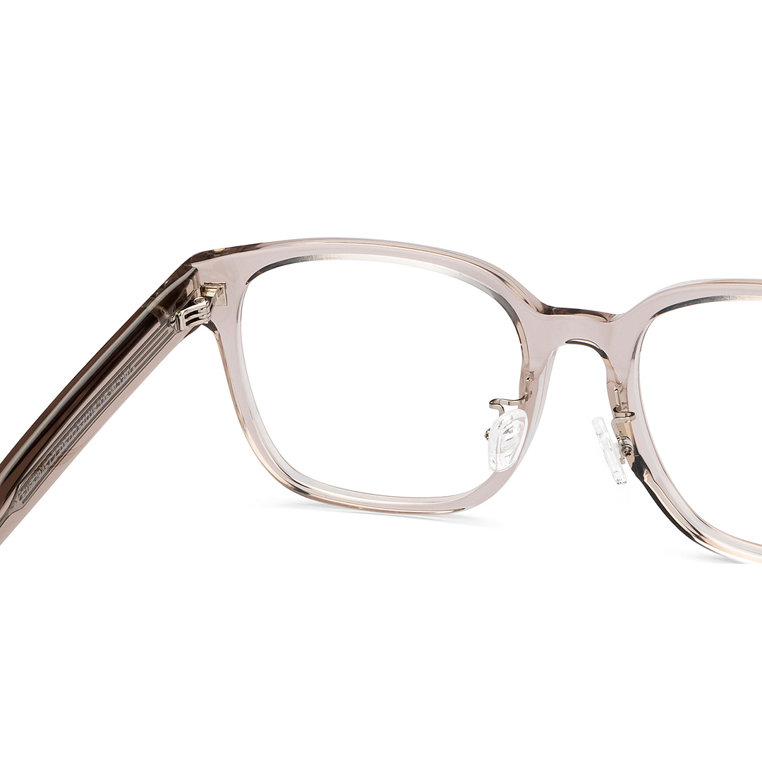 Lenskart Light Gray Full Rim Square left side