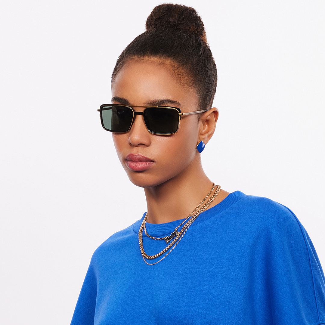 Lenskart Studio Online Black Full Rim Rectangle right side