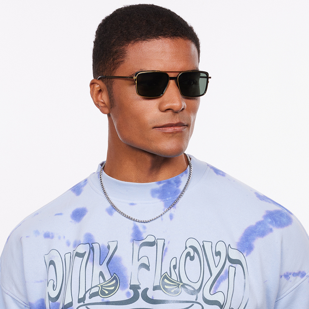 Lenskart Studio Online Black Full Rim Rectangle left side