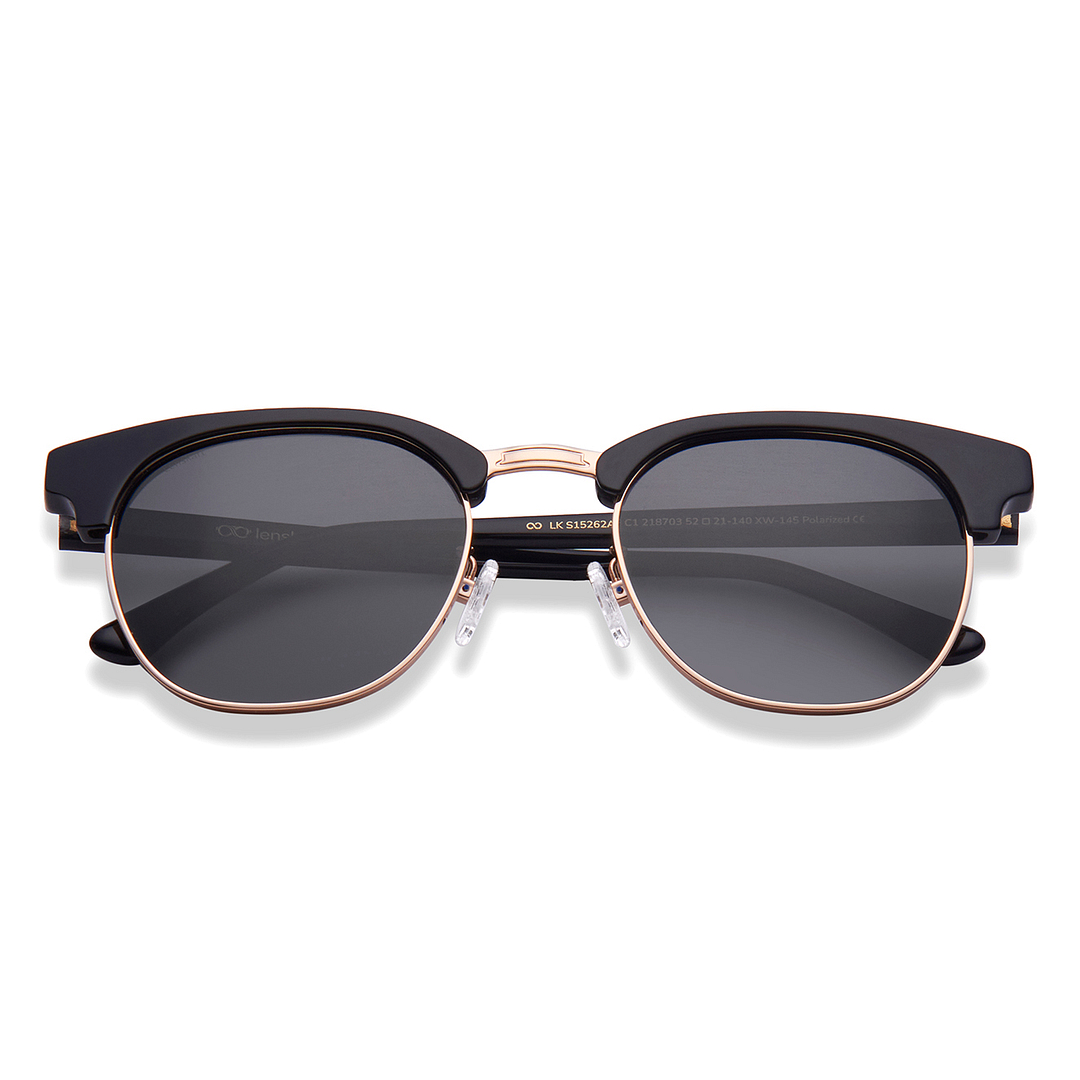 Lenskart Black Full Rim Round left side