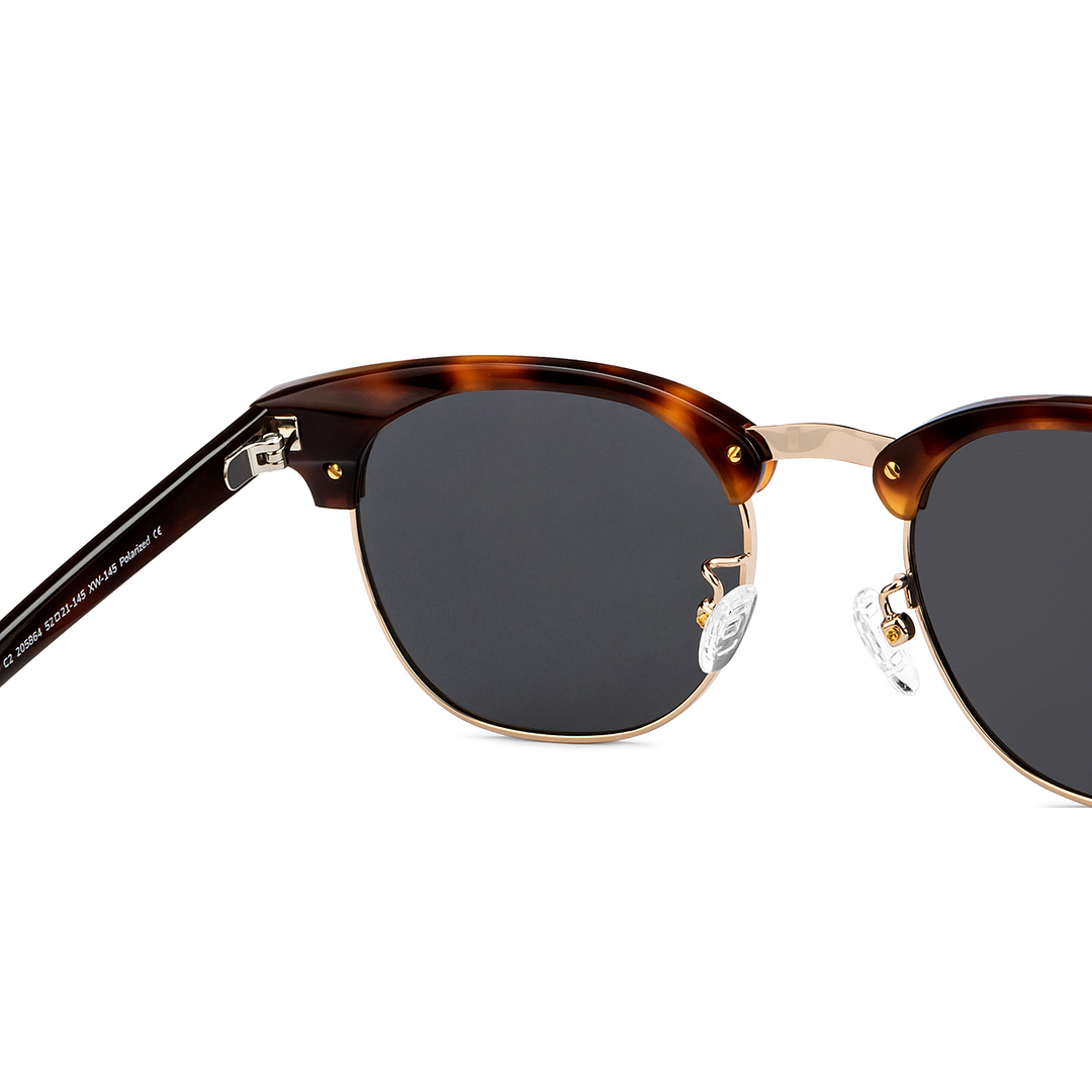 Lenskart Gold Full Rim Round left side