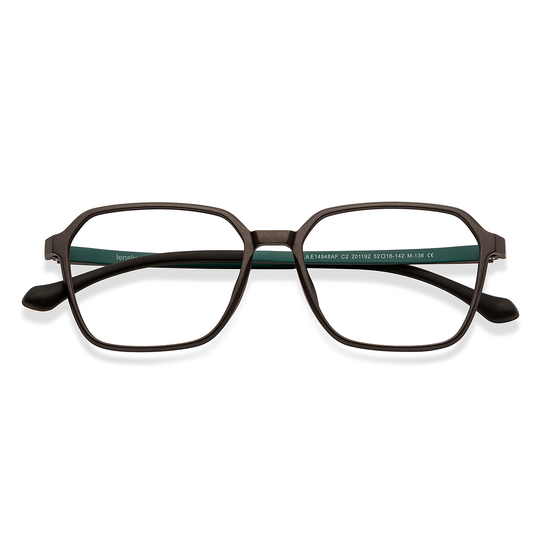 Lenskart Air Online Light Gray Full Rim Square left side