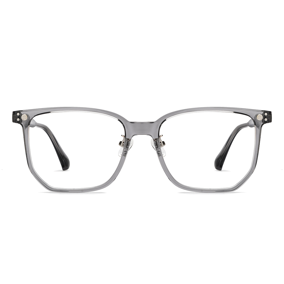 Lenskart Air Light Gray Full Rim Square left side