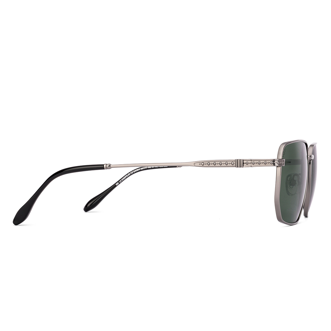 Lenskart Gunmetal Full Rim Square left side