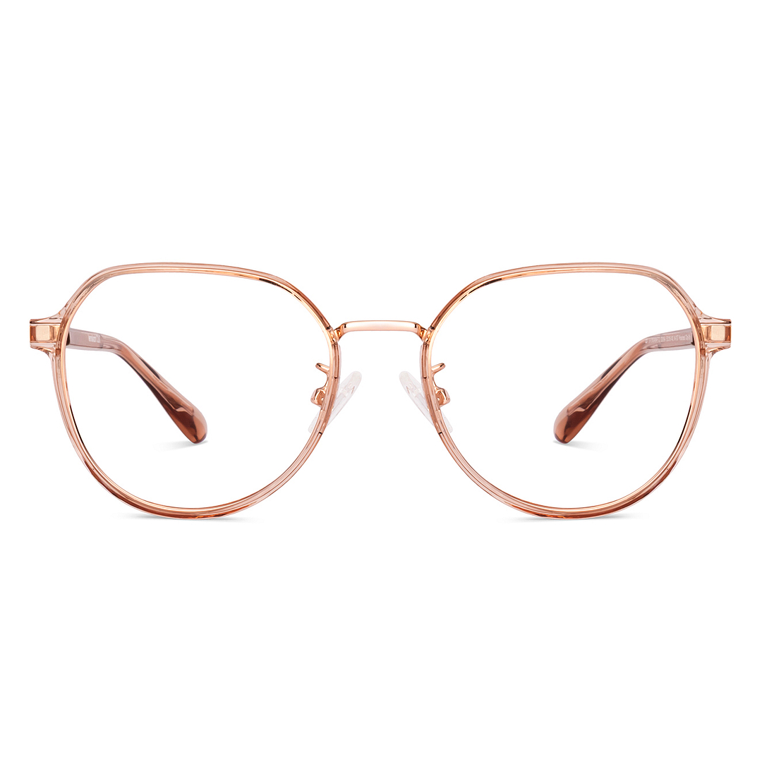 Lenskart Air Rose Gold Full Rim Round right side