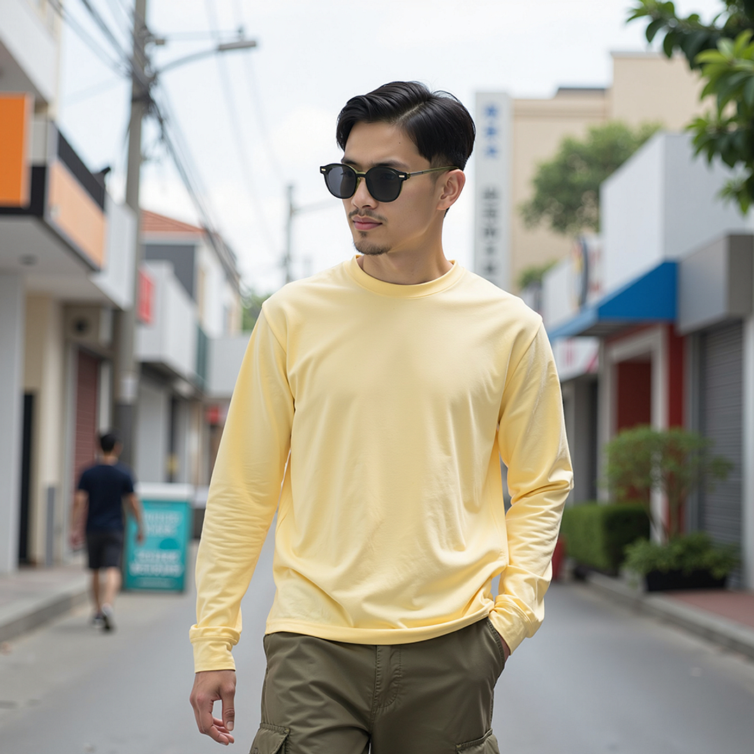 Lenskart STUDIO Olive Green Full Rim Round right side