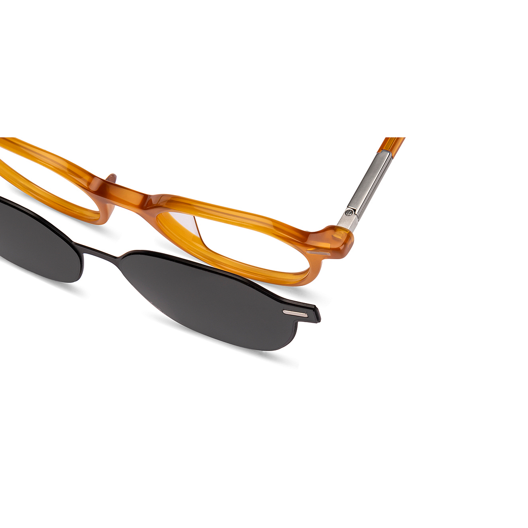 Lenskart STUDIO Orange Full Rim Geometric right side