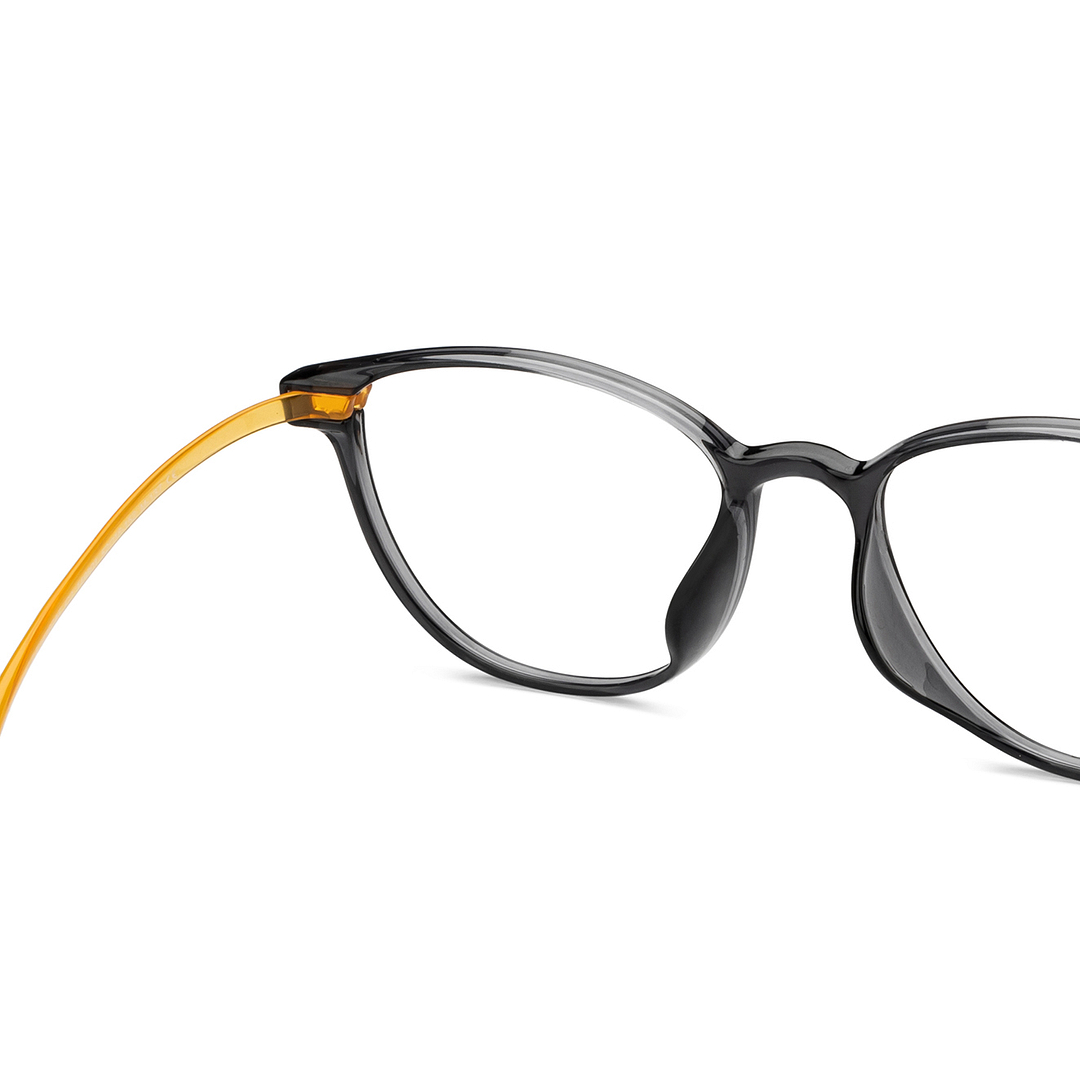 Lenskart Air Online Light Gray Full Rim Round right side