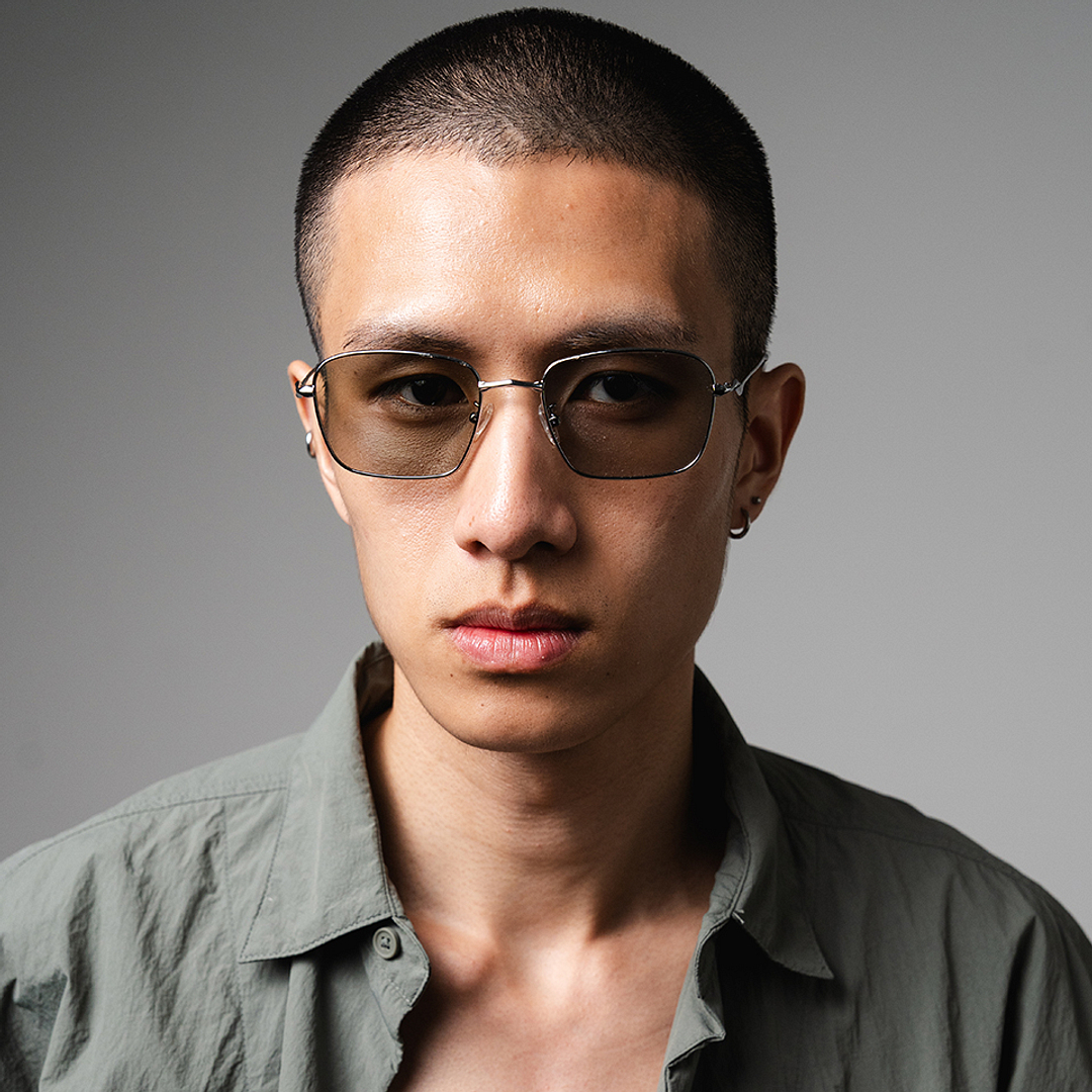 Lenskart Silver Full Rim Rectangle left side