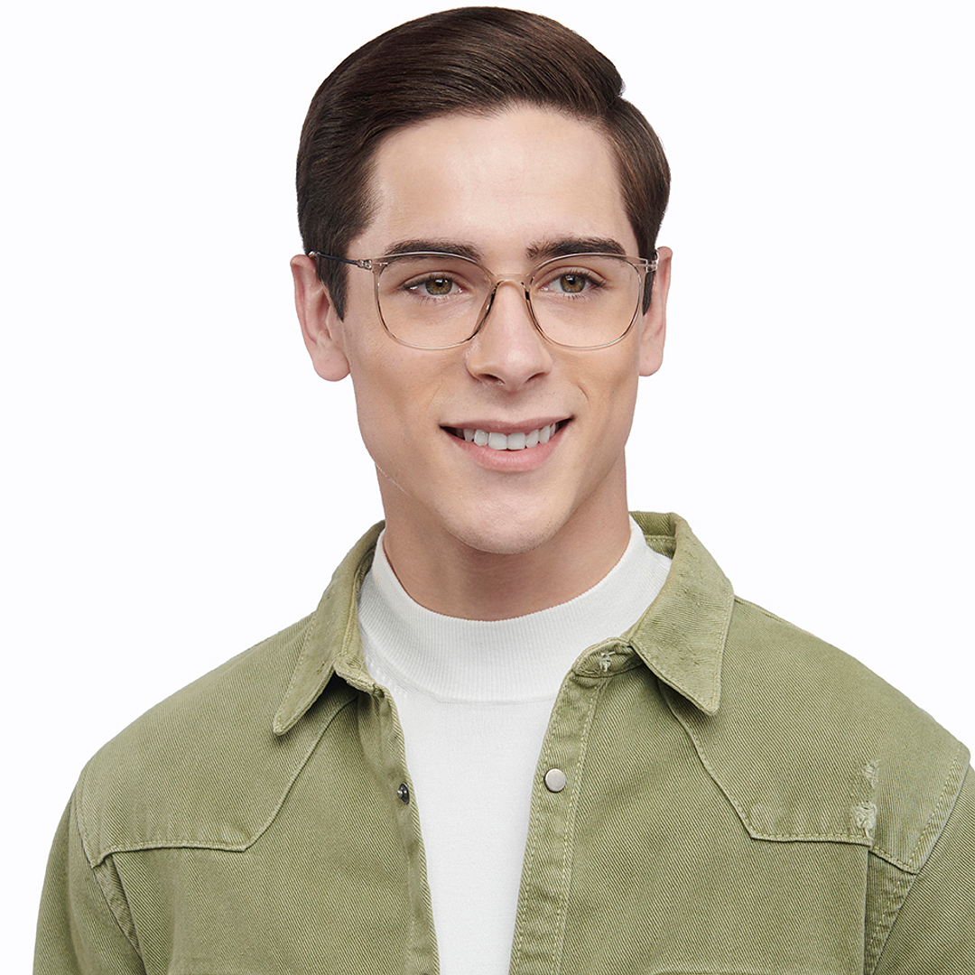 لينسكارت إير رمادي شفاف حافة كاملة دائري right side