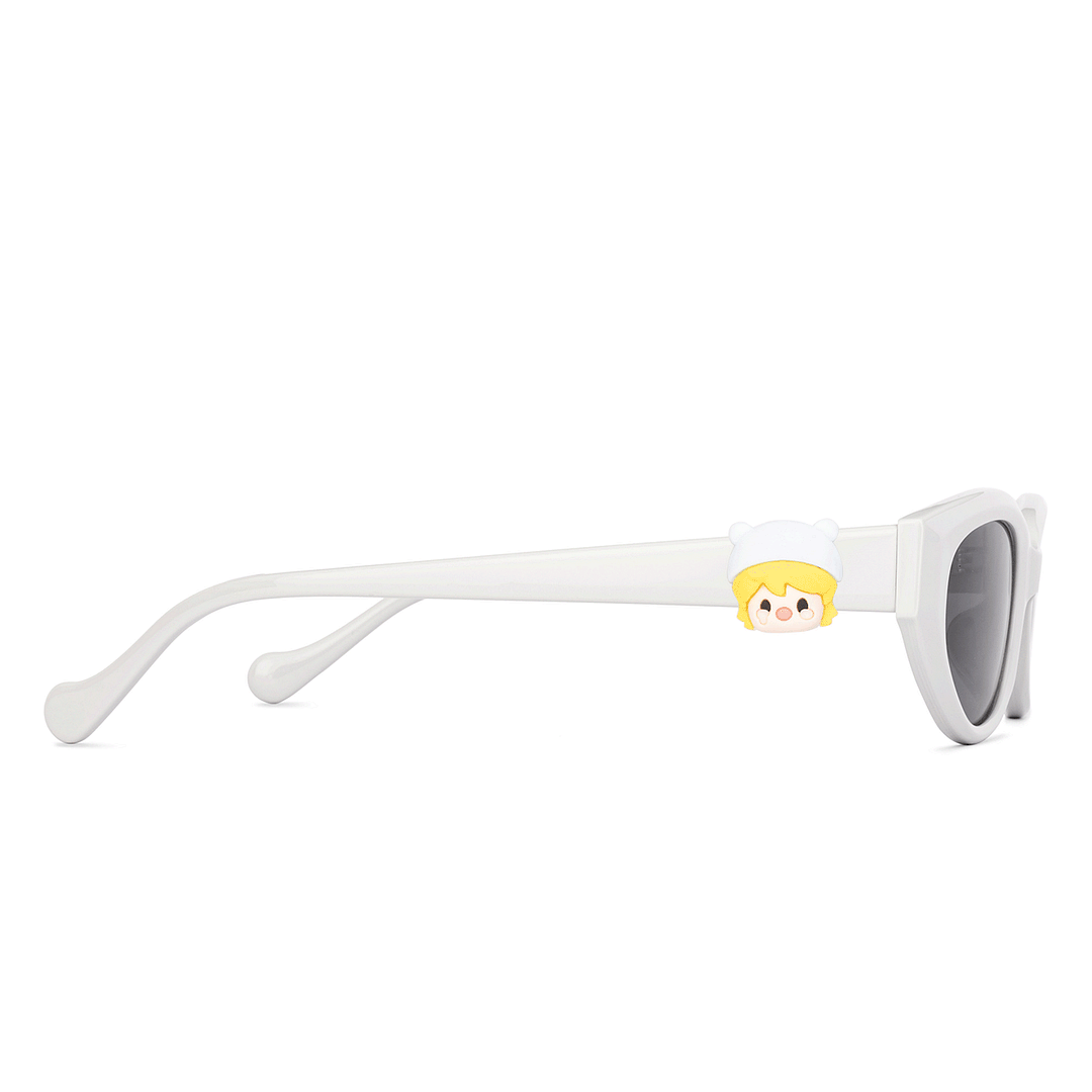 Lenskart Grey Full Rim Cat Eye left side