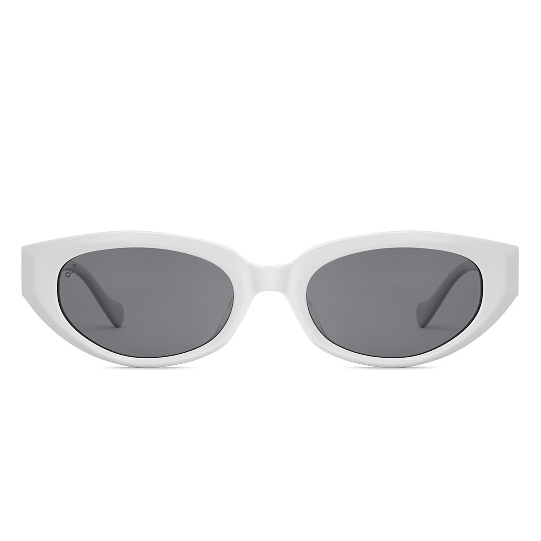 Lenskart Grey Full Rim Cat Eye left side