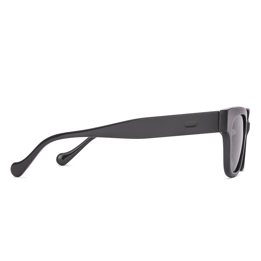 Lenskart Dark Grey Full Rim Rectangle left side