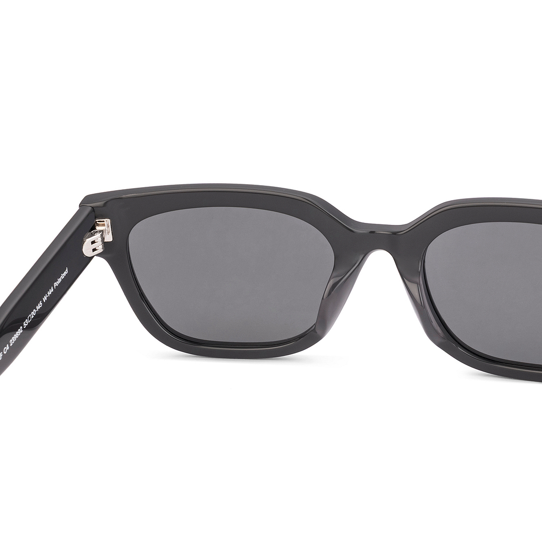 Lenskart Dark Grey Full Rim Rectangle left side