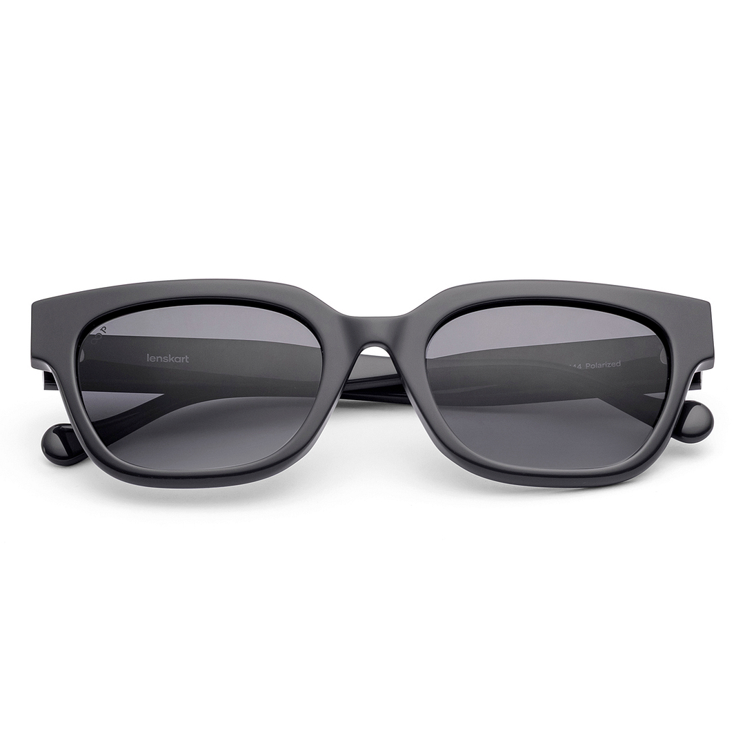 Lenskart Dark Grey Full Rim Rectangle right side