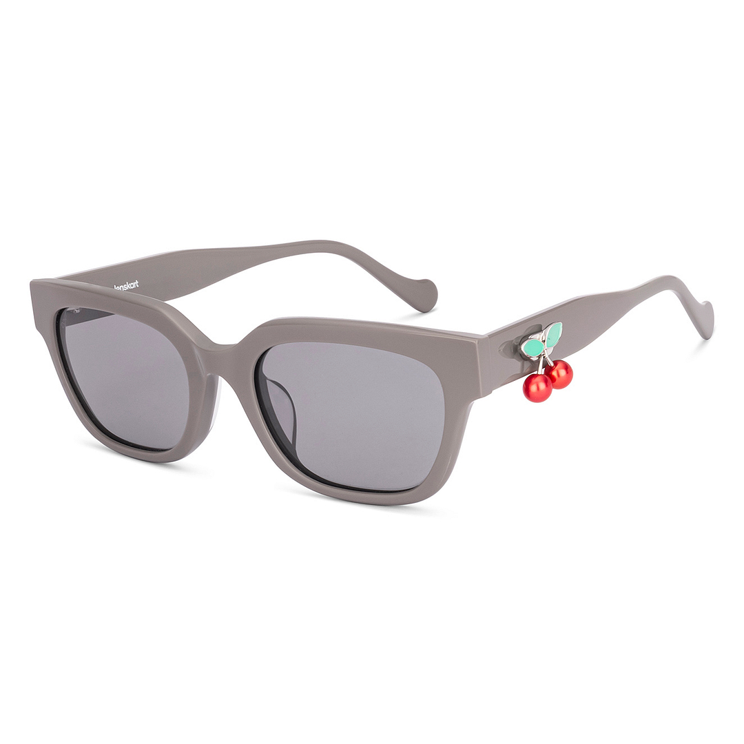 Lenskart Grey Full Rim Rectangle left side