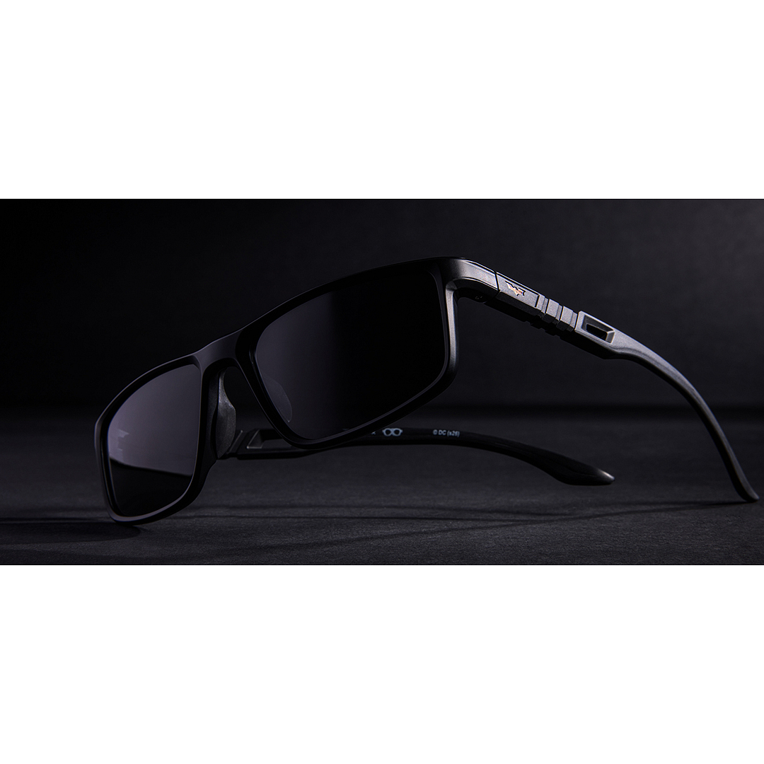 Lenskart Matte Black Full Rim Rectangle left side