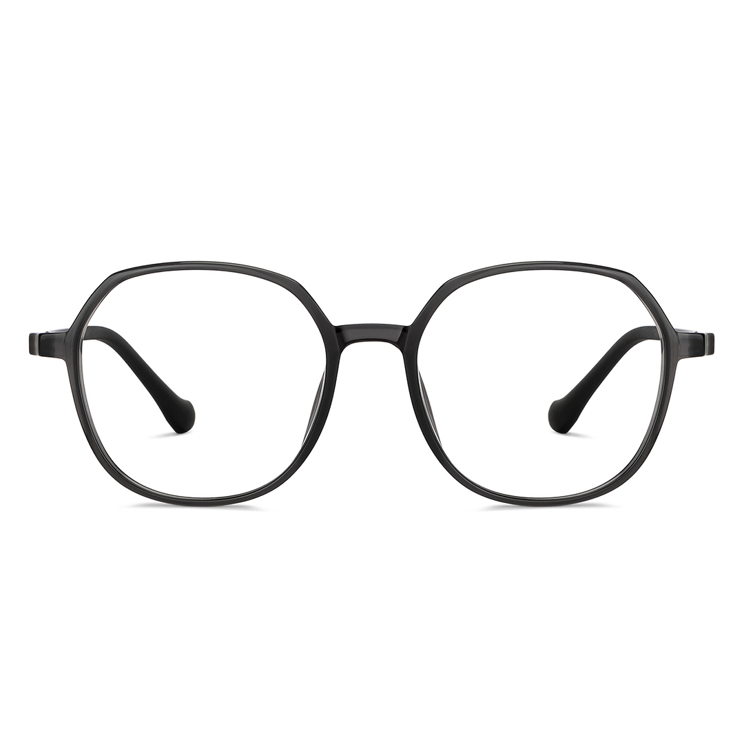 Lenskart Air Gray Transparent Full Rim Geometric right side