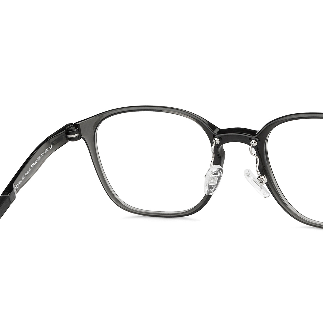 Lenskart Air Online Gray Transparent Full Rim Square right side
