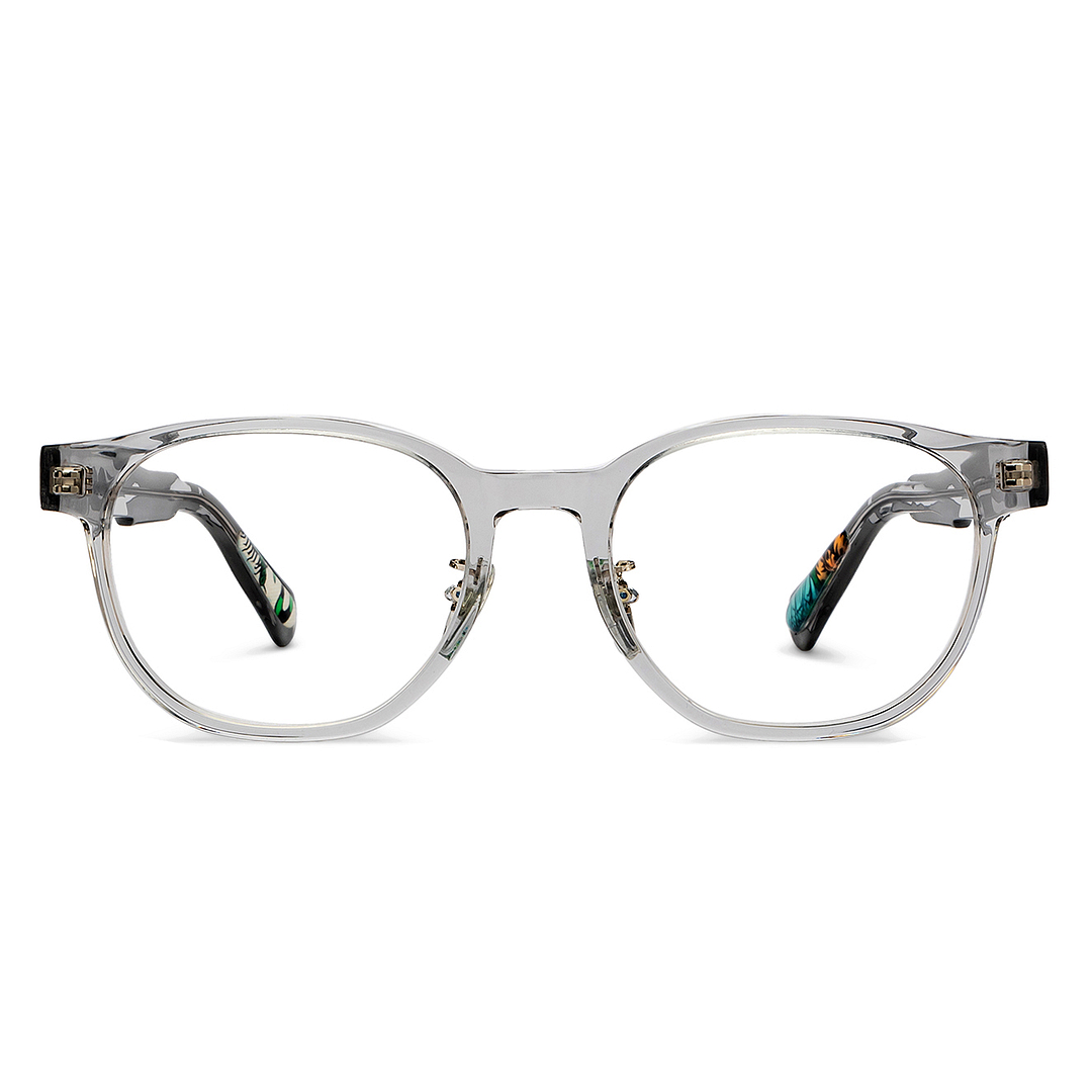 Buy Lenskart Grey Transparent Acetate (Vintage Regular) Oval