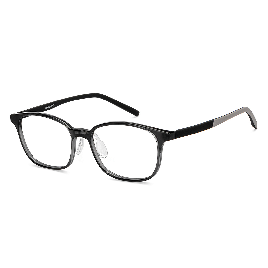 Lenskart Air Gray Transparent Full Rim Rectangle right side