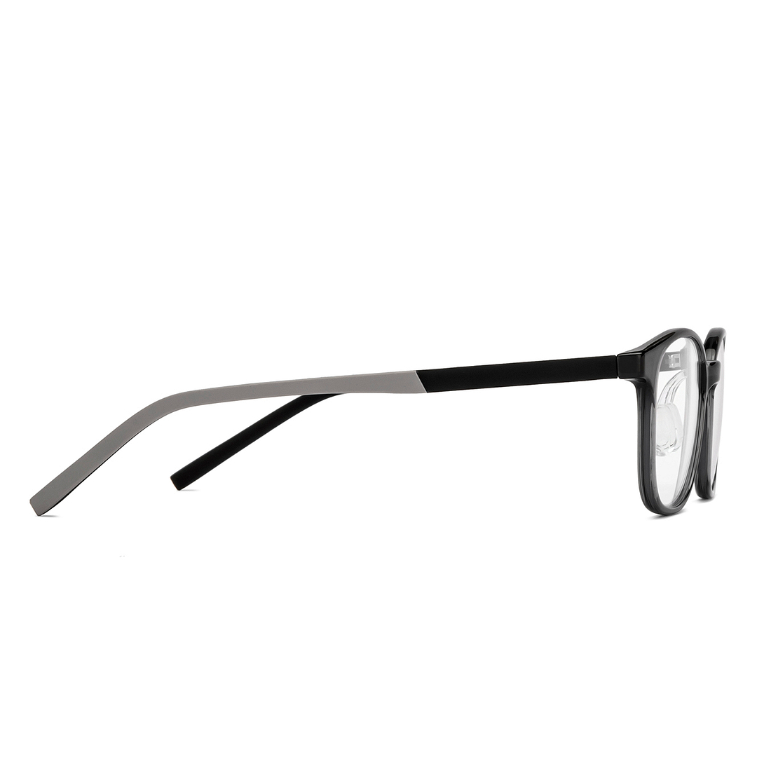 Lenskart Air Gray Transparent Full Rim Rectangle left side