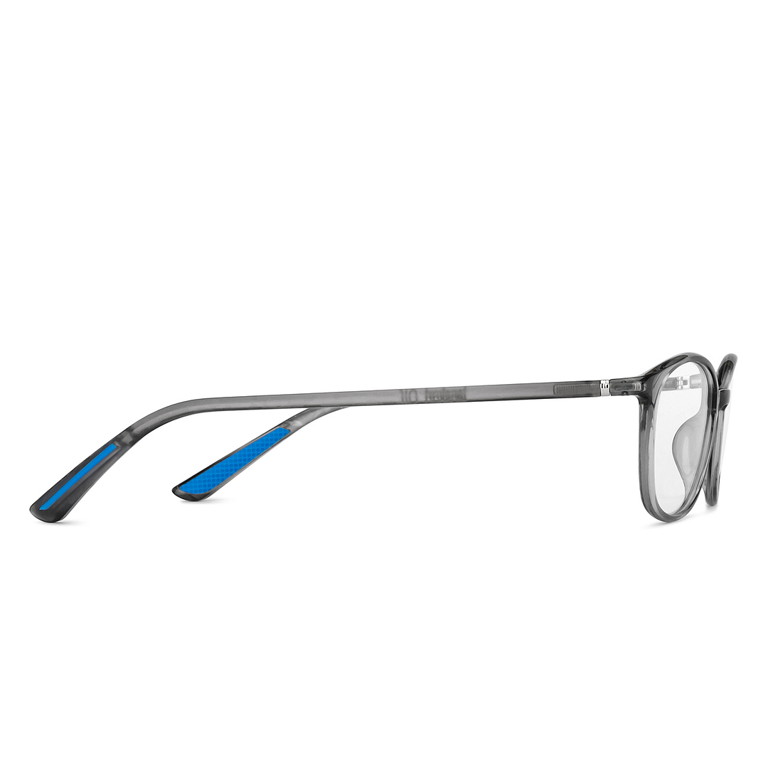 Lenskart Air Online Gray Transparent Full Rim Cat Eye left side