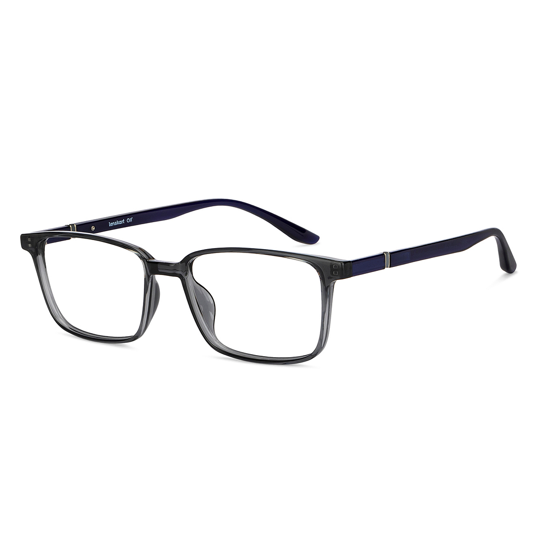 Lenskart Air Online Gray Transparent Full Rim Rectangle right side