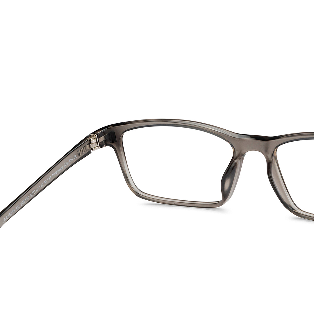 Lenskart Air Online Gray Transparent Full Rim Rectangle left side