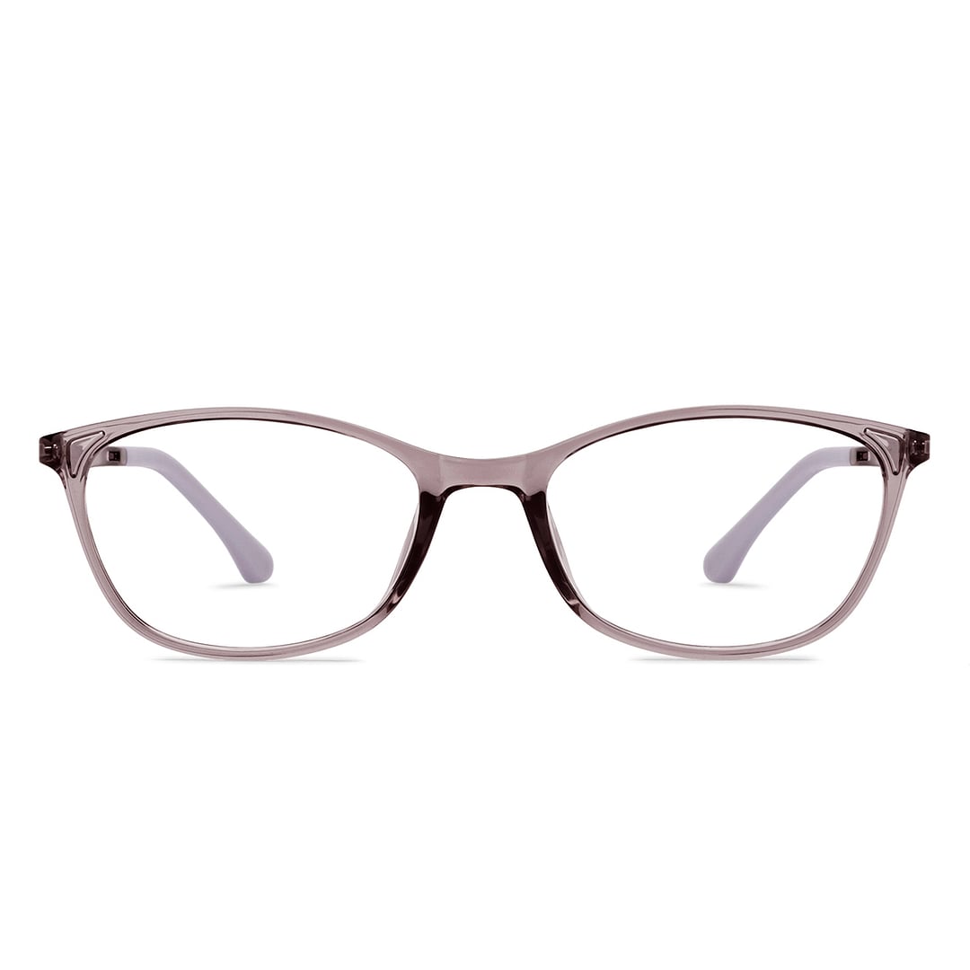 Lenskart Air Gray Transparent Full Rim Cat Eye right side