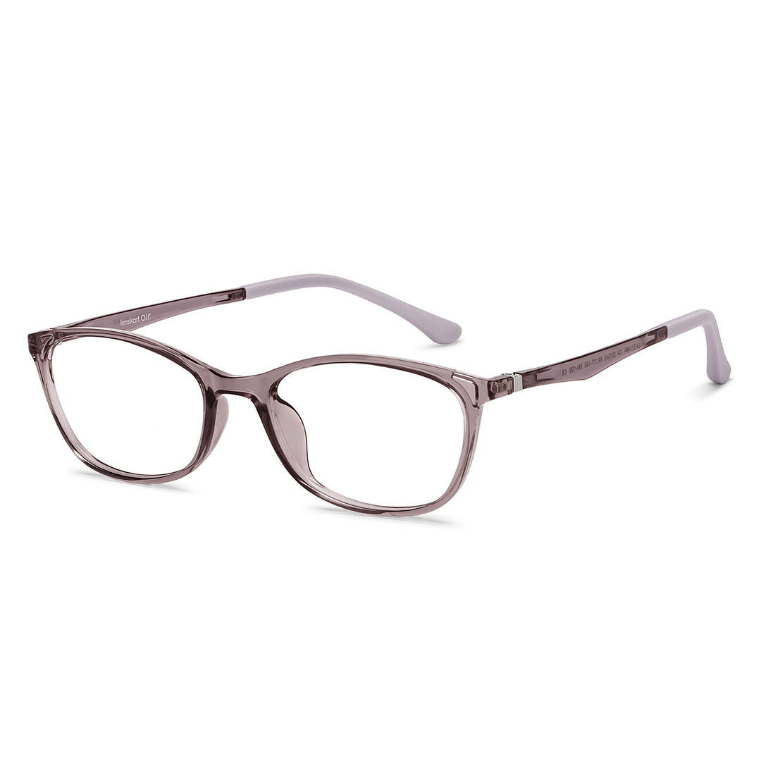 Lenskart Air Gray Transparent Full Rim Cat Eye right side
