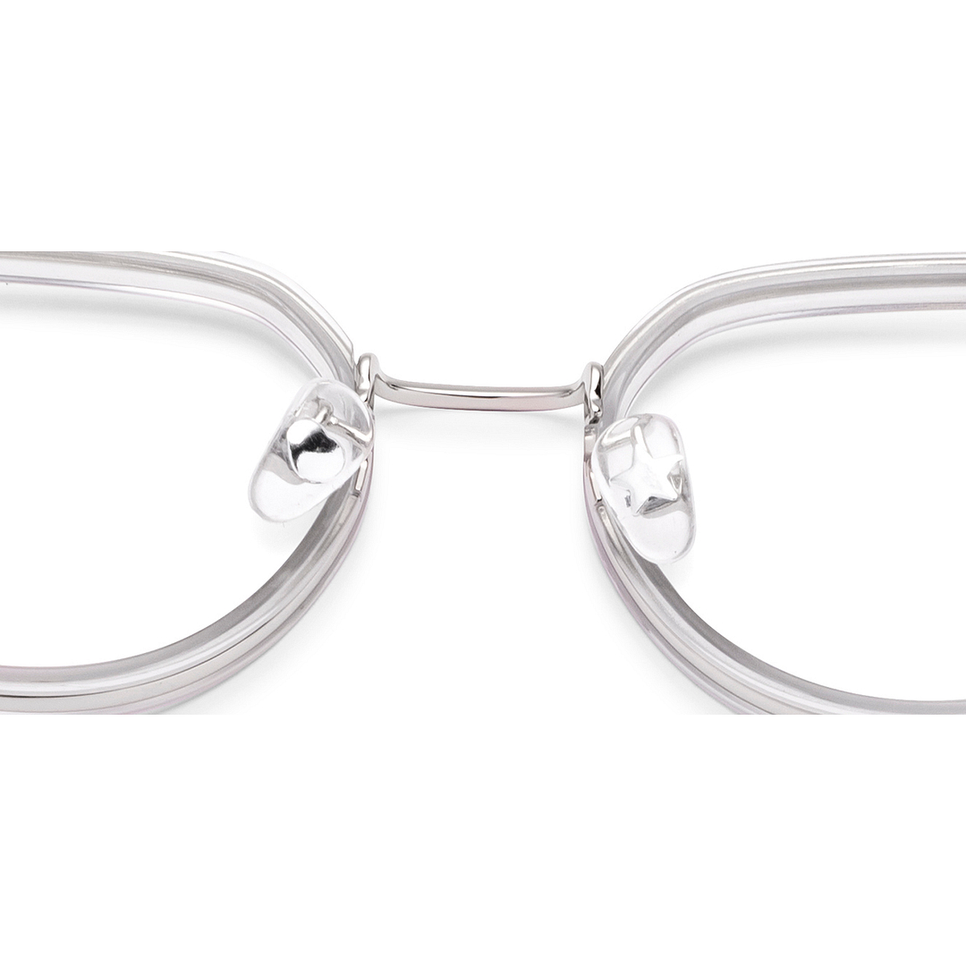 Lenskart Gray Transparent Full Rim Cat Eye right side