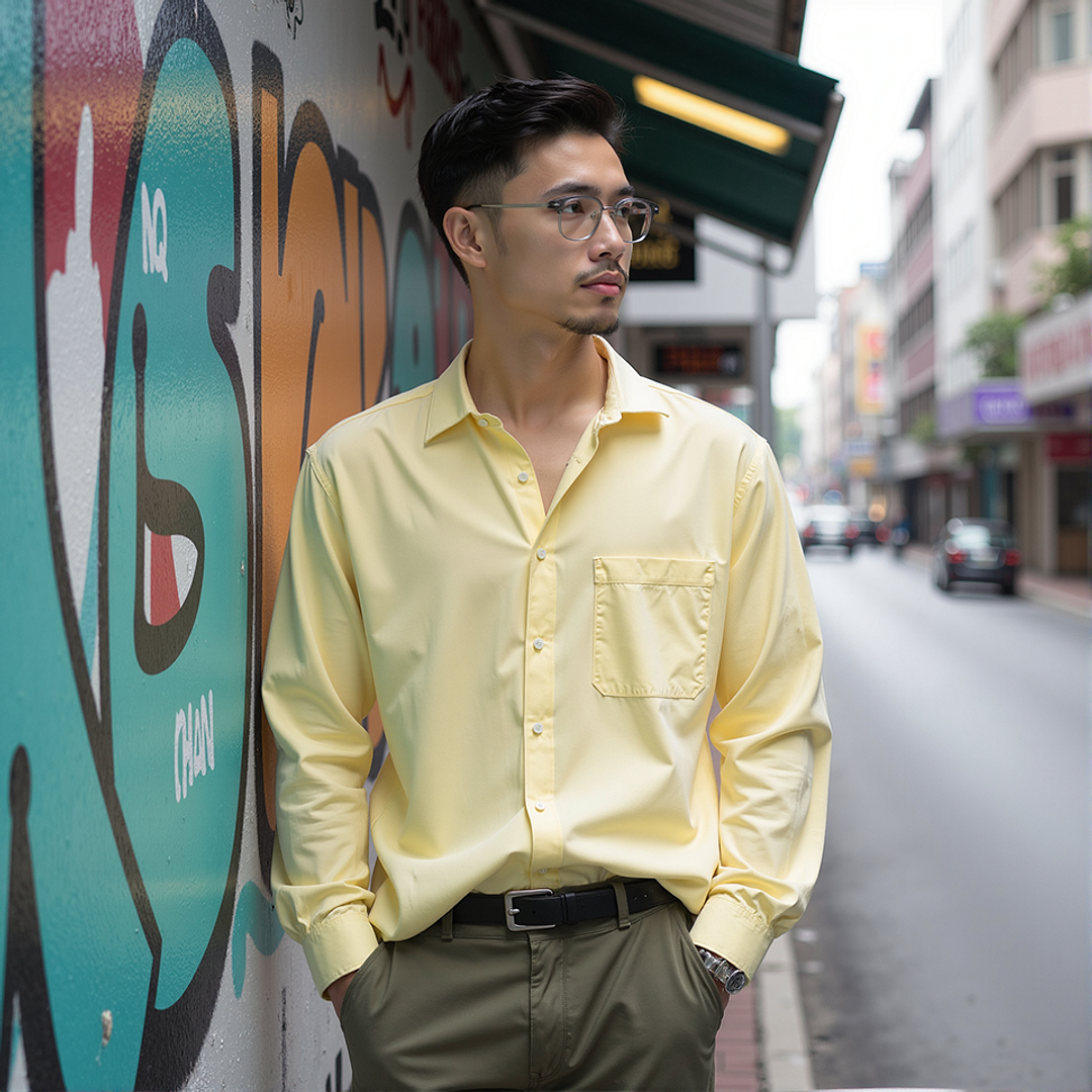 Lenskart Gray Transparent Full Rim Clubmaster left side