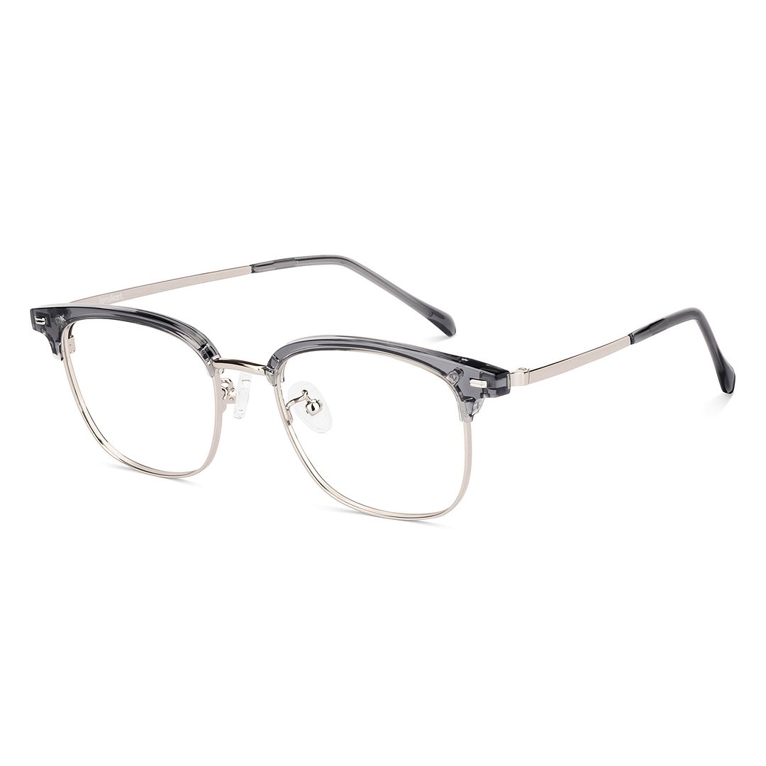 Lenskart Gray Transparent Full Rim Clubmaster right side