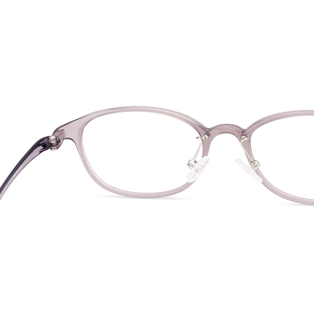 Lenskart Air Grey Transparent Full Rim Oval right side