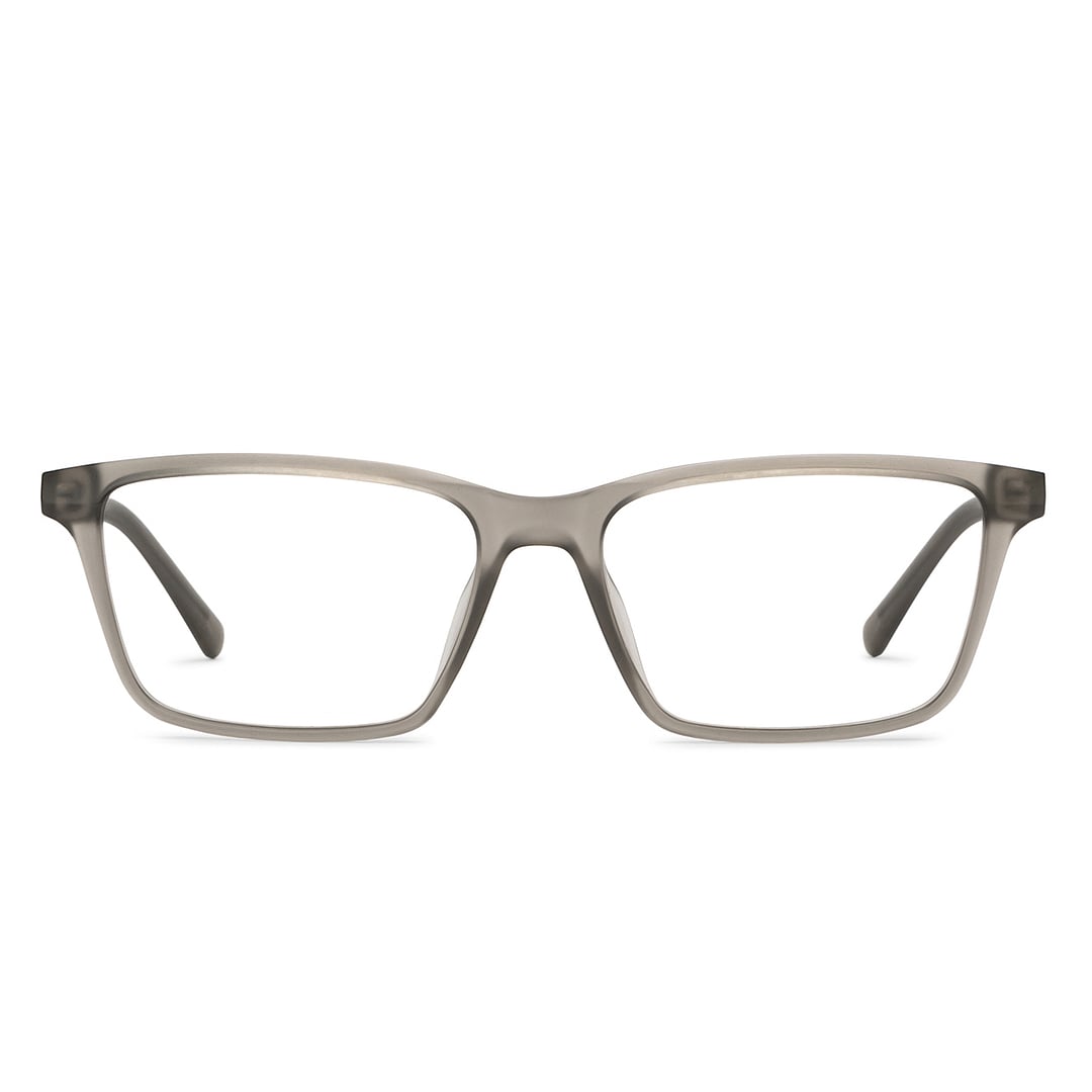 Lenskart Air Online Gray Transparent Full Rim Rectangle left side
