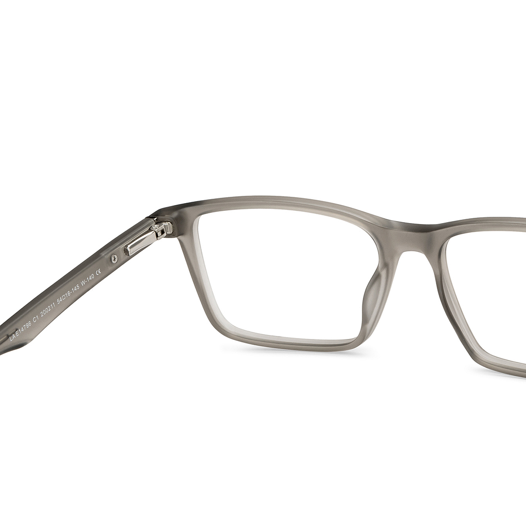 Lenskart Air Online Gray Transparent Full Rim Rectangle right side