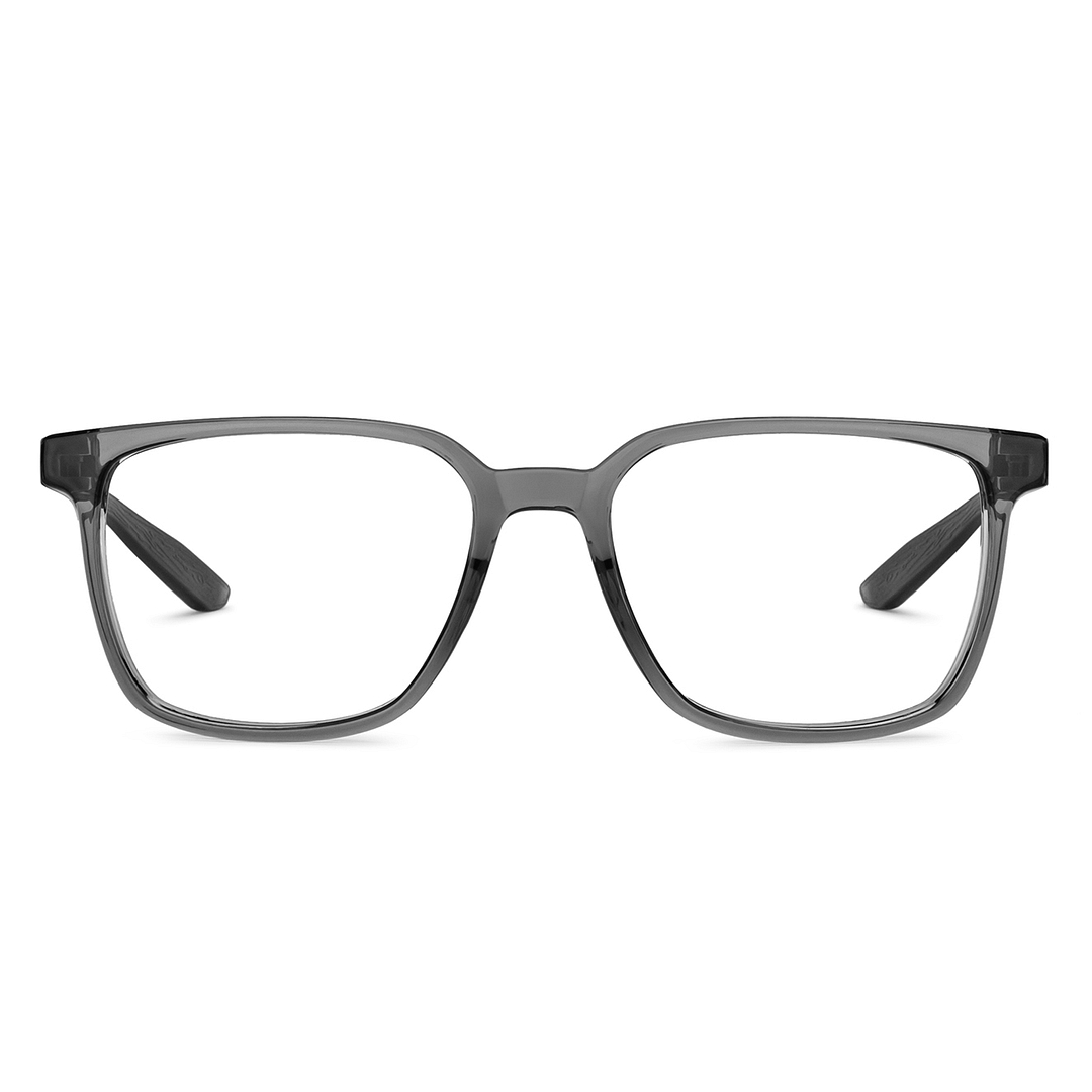Lenskart Air Gray Transparent Full Rim Square left side