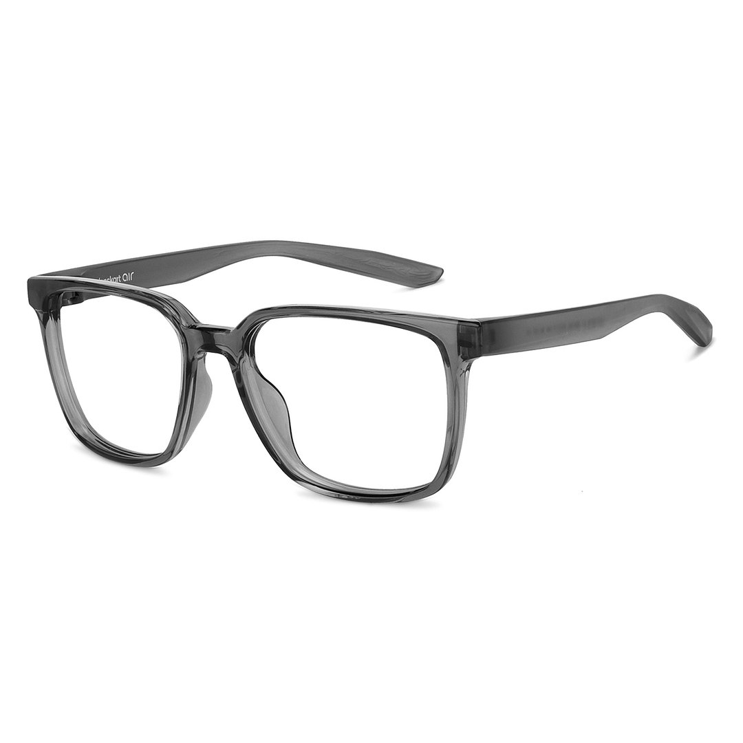 Lenskart Air Gray Transparent Full Rim Square right side