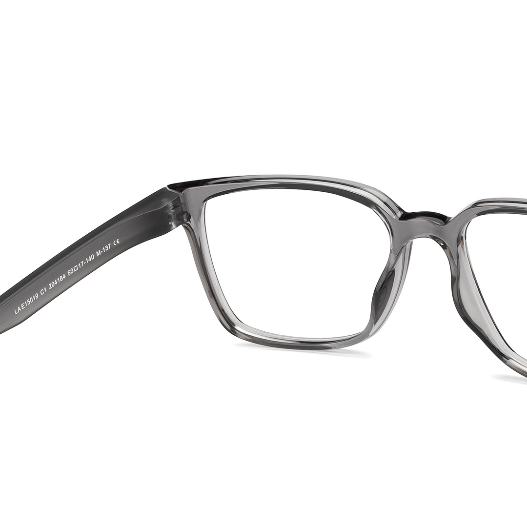 Lenskart Air Gray Transparent Full Rim Square right side
