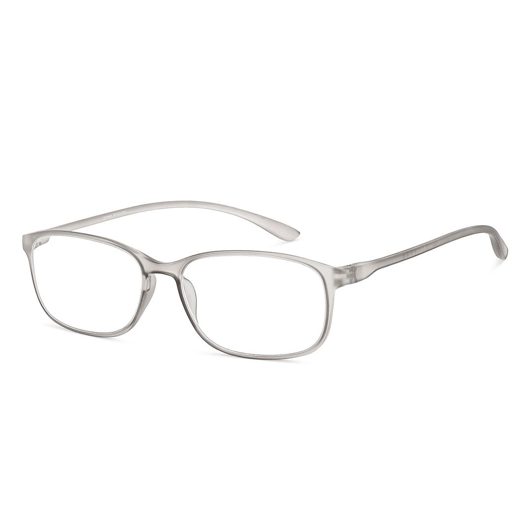 Lenskart READERS Gray Gray Transparent Full Rim Rectangle Lenskart READERS LR E13698 Only for 1 5 Prefitted Powers right side