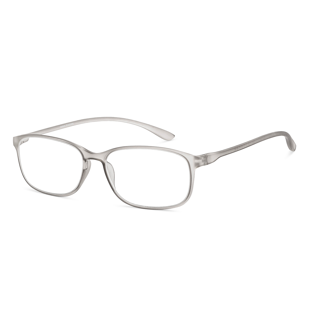 Lenskart READERS Gray Gray Transparent Full Rim Rectangle Lenskart READERS LR E13698 Only for 1 5 Prefitted Powers left side